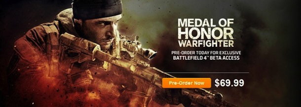 Battlefield 4 béta belépő a Medal of Honor: Warfighter előrendelőinek?