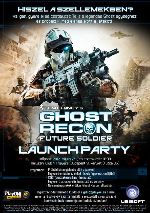 Ghost Recon: Future Soldier Launch Party