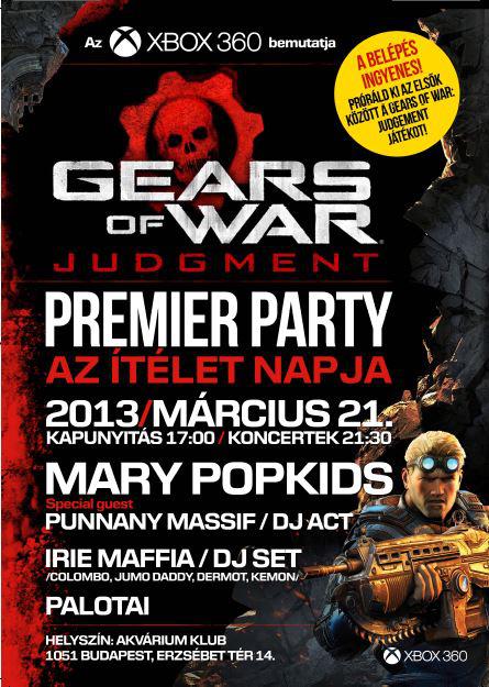Gears of War: Judgment premierparti