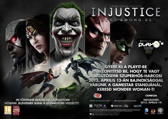 Injustice: Gods Among Us bajnokság a PlayIT-en!
