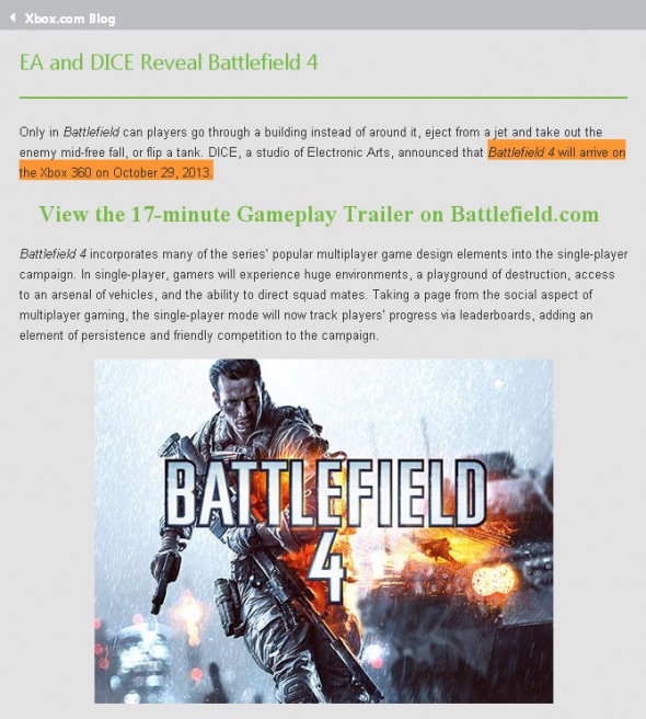 Októberben jelenhet meg a Battlefield 4