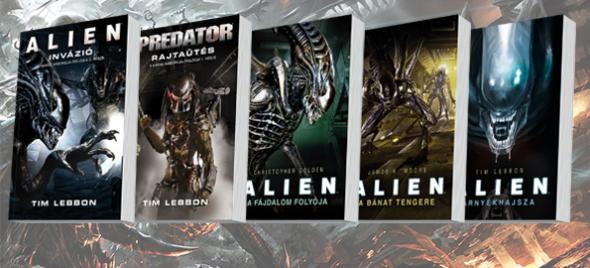 Szukits könyvek - Alien és Predator