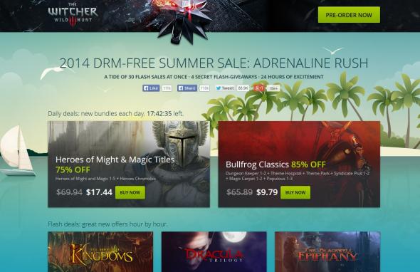 GOG.com 2014 DRM-free Summer Sale