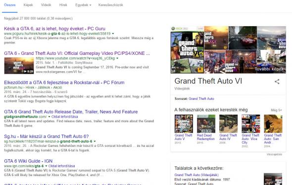GTA 6 a Google-ben