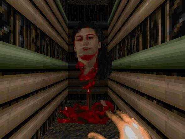 John Romero feje a Doom 2-ben