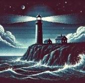 Ebben a játékban egy világítótornyot kell felügyelned, de túlélő-elemekkel