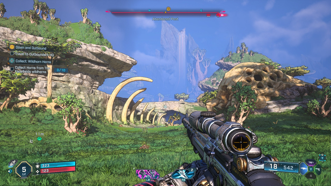 A Borderlands 4 zöldellő lankái