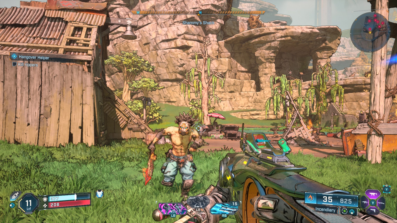 Fejjel a fegyvernek Borderlands 4 módra