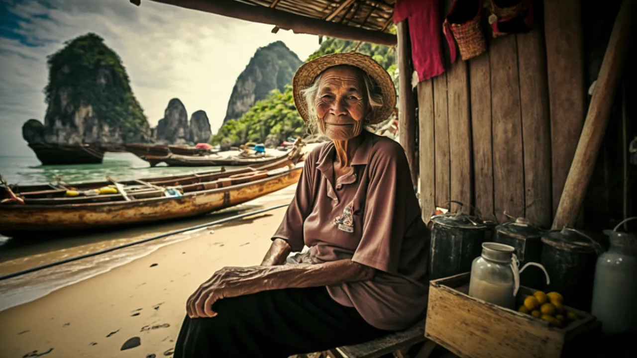 Nyugodt mosoly a hölgy arcán, de vajon valódi az illető vagy csak az AI generálta nekünk?