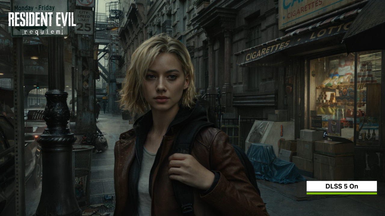 Resident Evil Requiem DLSS 5 on