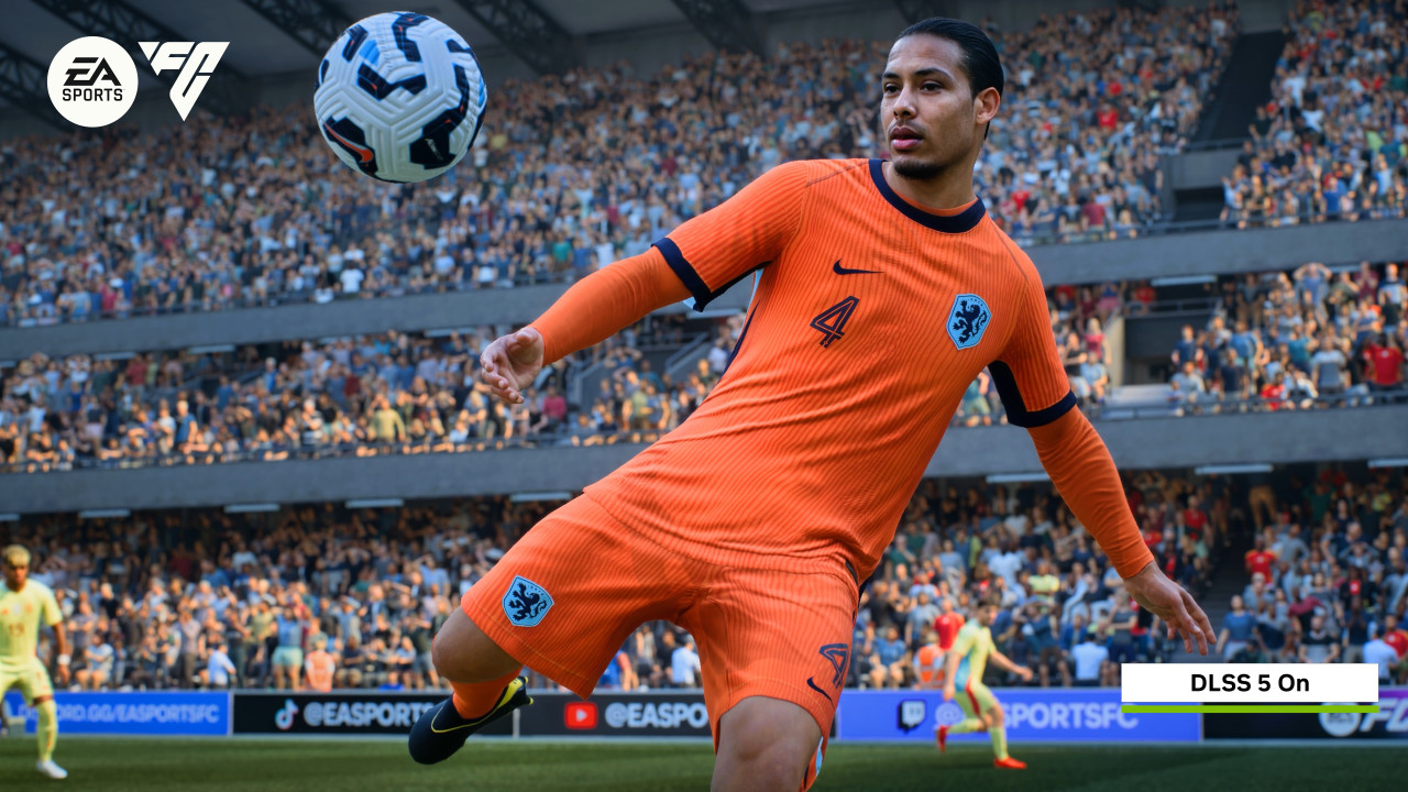 EA Sport FC DLSS 5 on