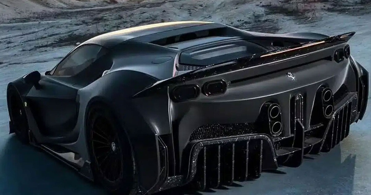 Ezzel a Darth Vader ihlette Ferrarival mi is száguldoznánk Budapesten