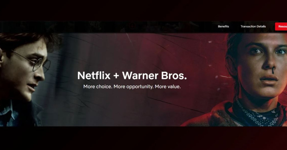 Harry Potterrel és vérző orrú Tizivel reklámozza Netflix a Warner Bros. felvásárlását