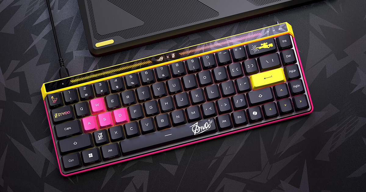 ZywOo közreműködésével érkezik a ROG Falchion Ace HFX (x)