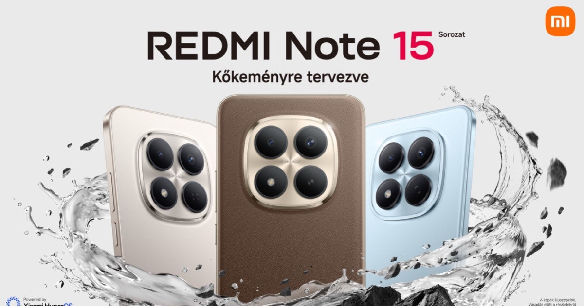 Bemutatkoztak a Xiaomi Redmi Note 15-ös telefonok, íme a magyar árak