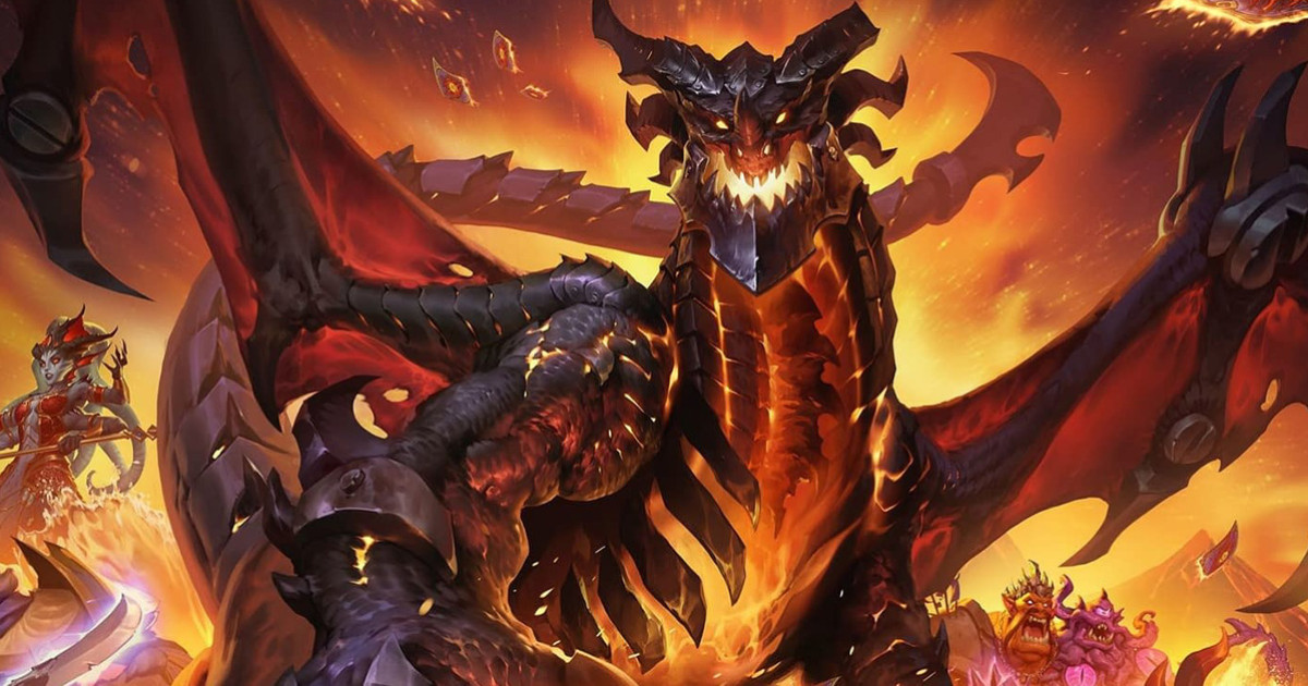 Deathwing mindent felperzsel a Hearthstone Cataclysm kiegészítőjében