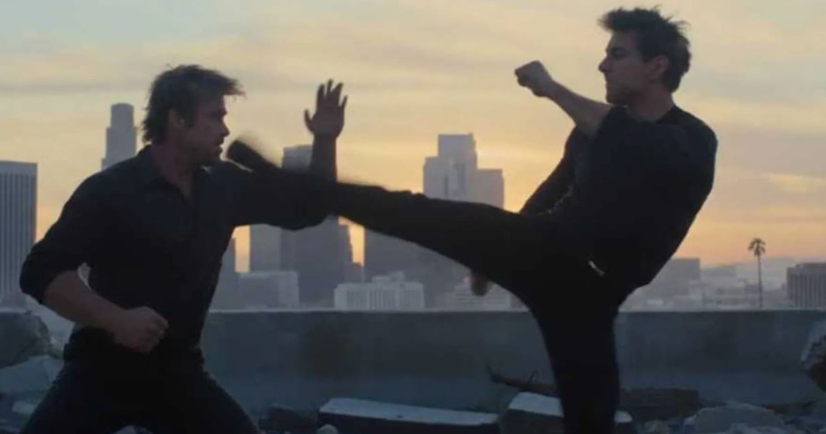 El ne hidd már, hogy Brad Pitt és Tom Cruise összeverekedett egy tetőn! 