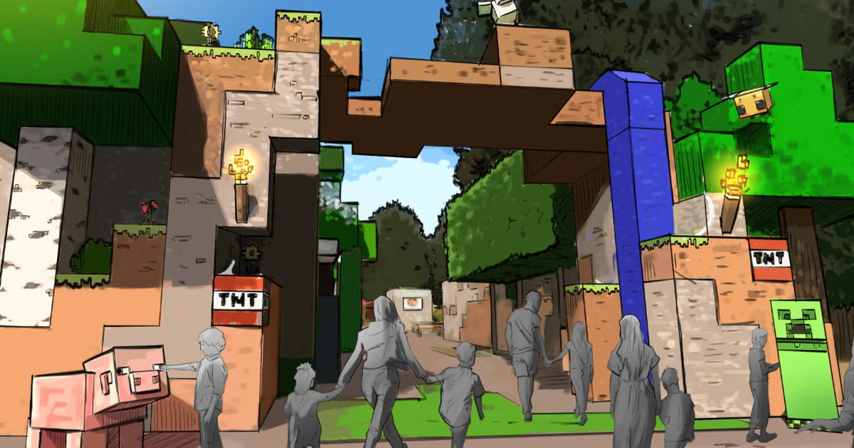 A gyermekek a bányába vágynak – Nyílik az első Minecraft-vidámpark