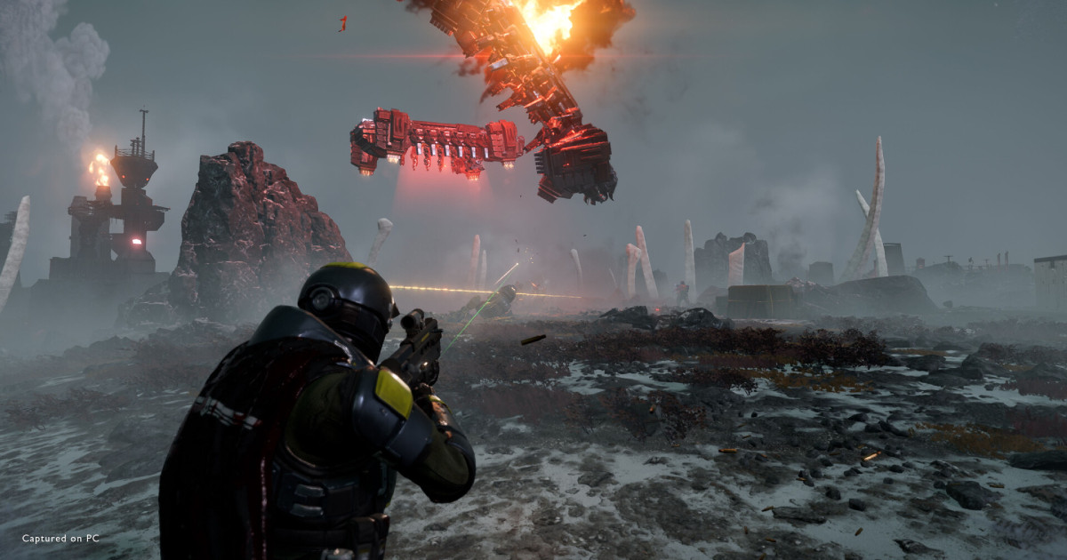 A Helldivers 2 játékosát elrabolták az UFO-k