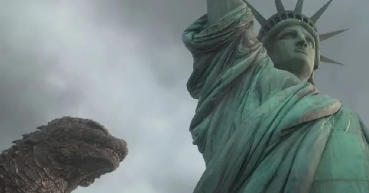 Godzilla Szabadság-szobor, Szabadság-szobor Godzilla – kedvcsináló előzetest kapott a Godzilla Minus Zero