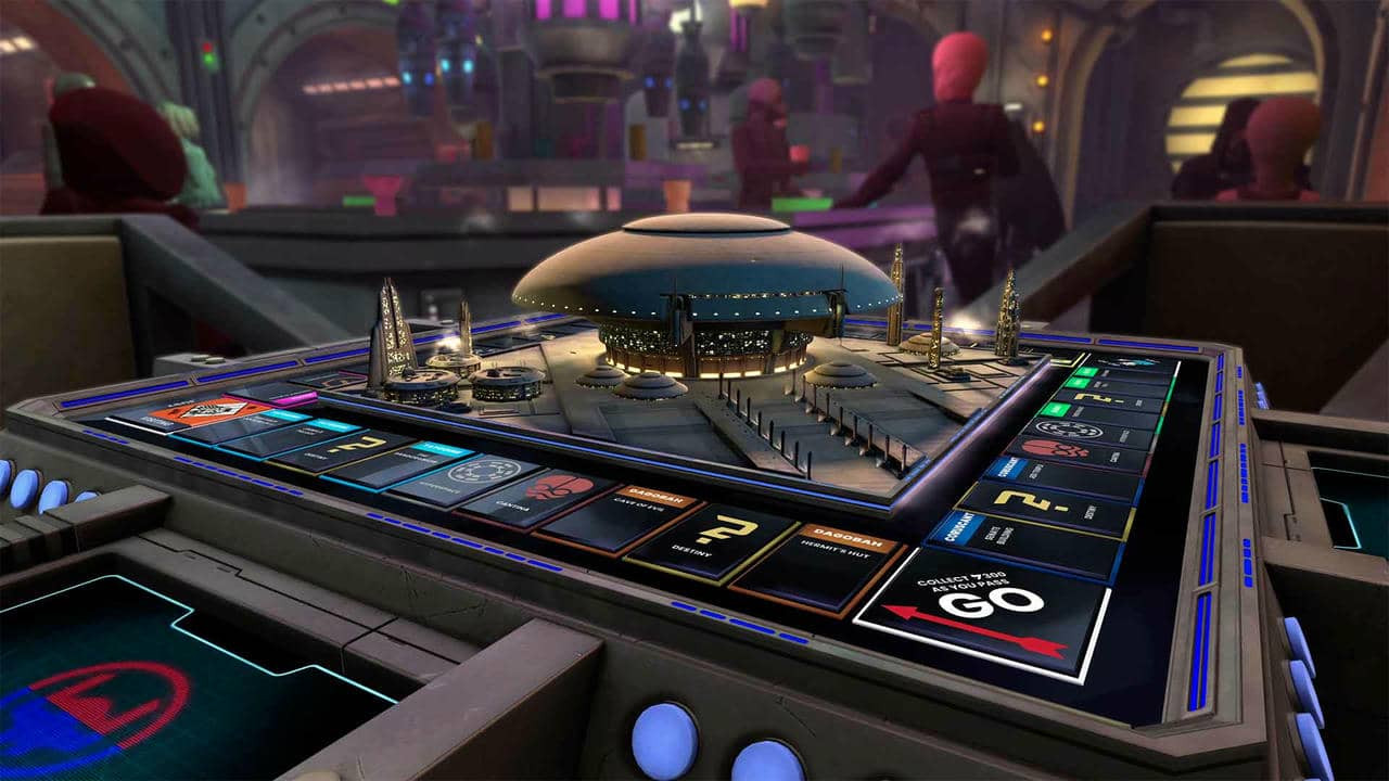 Valamit mondani akartak azzal, hogy űrkocsmában kell Monopolyt játszani a Star Warsban? - Forrás: Ubisoft / Behaviour
