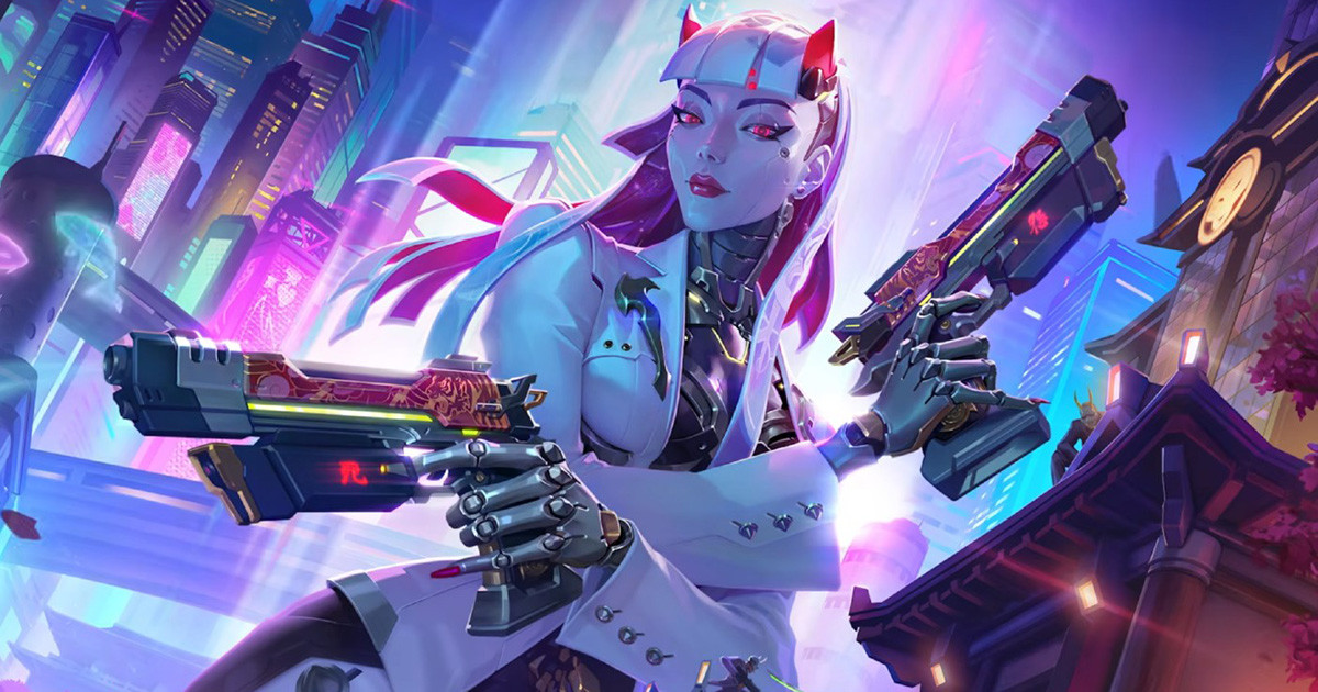 Cyberpunk motoron gurul be Shion, az Overwatch legújabb hőse