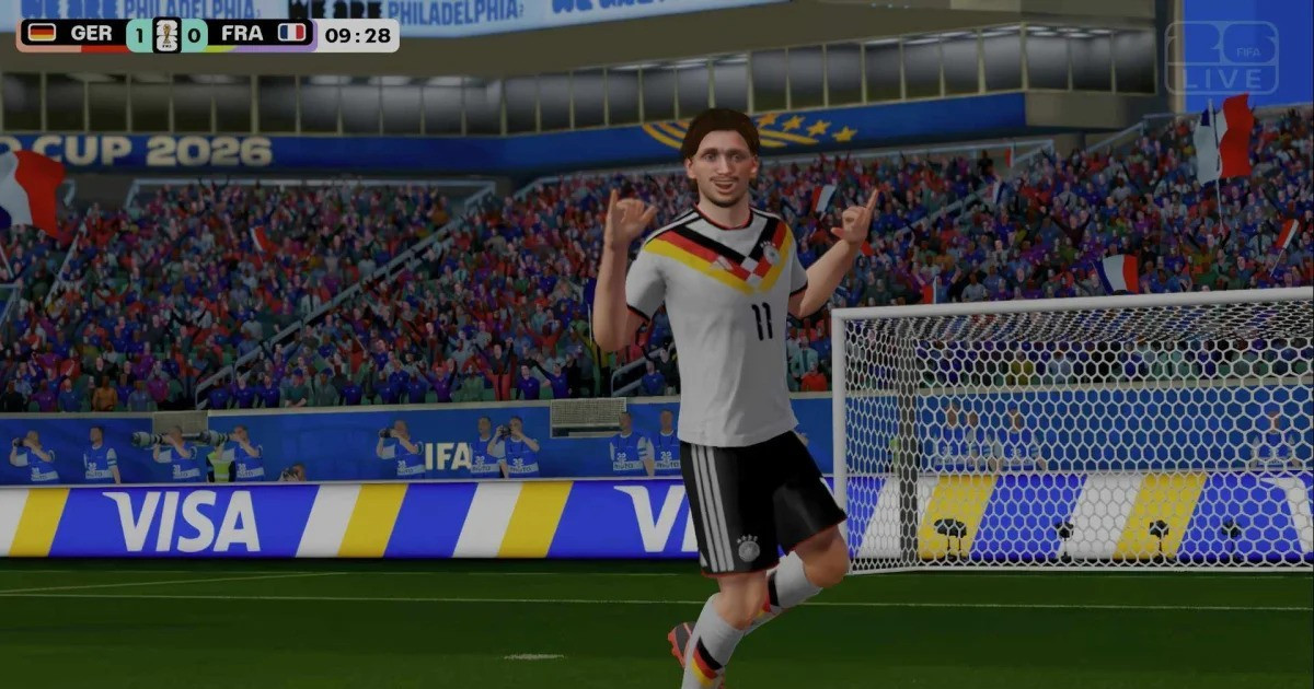 Úgy mellément a Netflix FIFA-játéka, mint William Akio kapura lövése