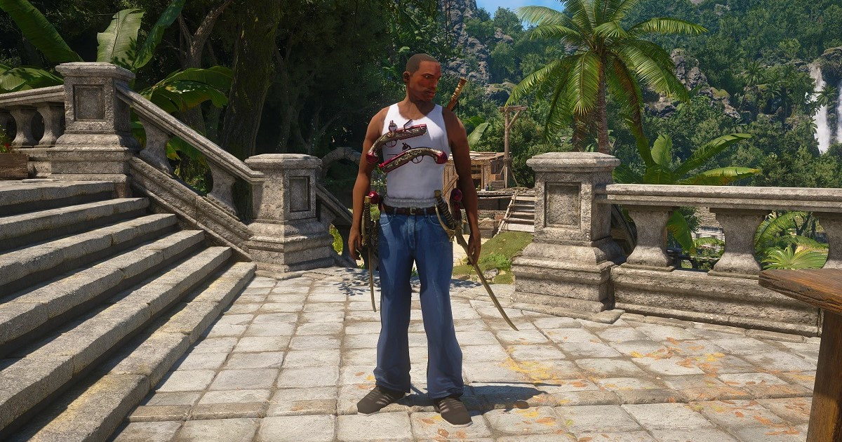 CJ kardra cserélte az AK-t, a GTA: San Andreas gengsztere is beköszönt a Black Flag Resyncedbe