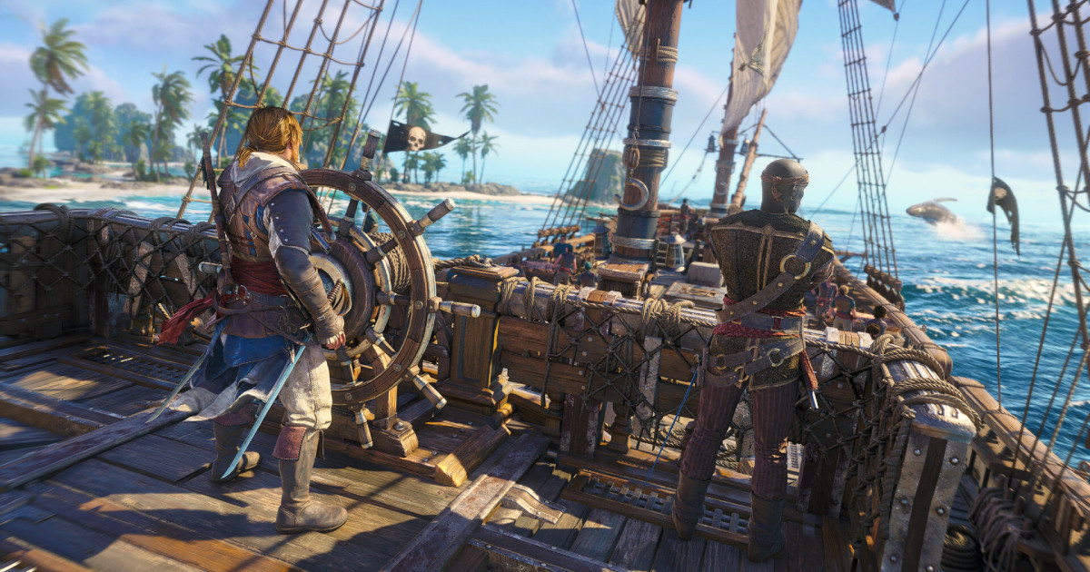 Eldurrant egy RTX 5090-es videókártya az Assassin's Creed Black Flag Resynced közben
