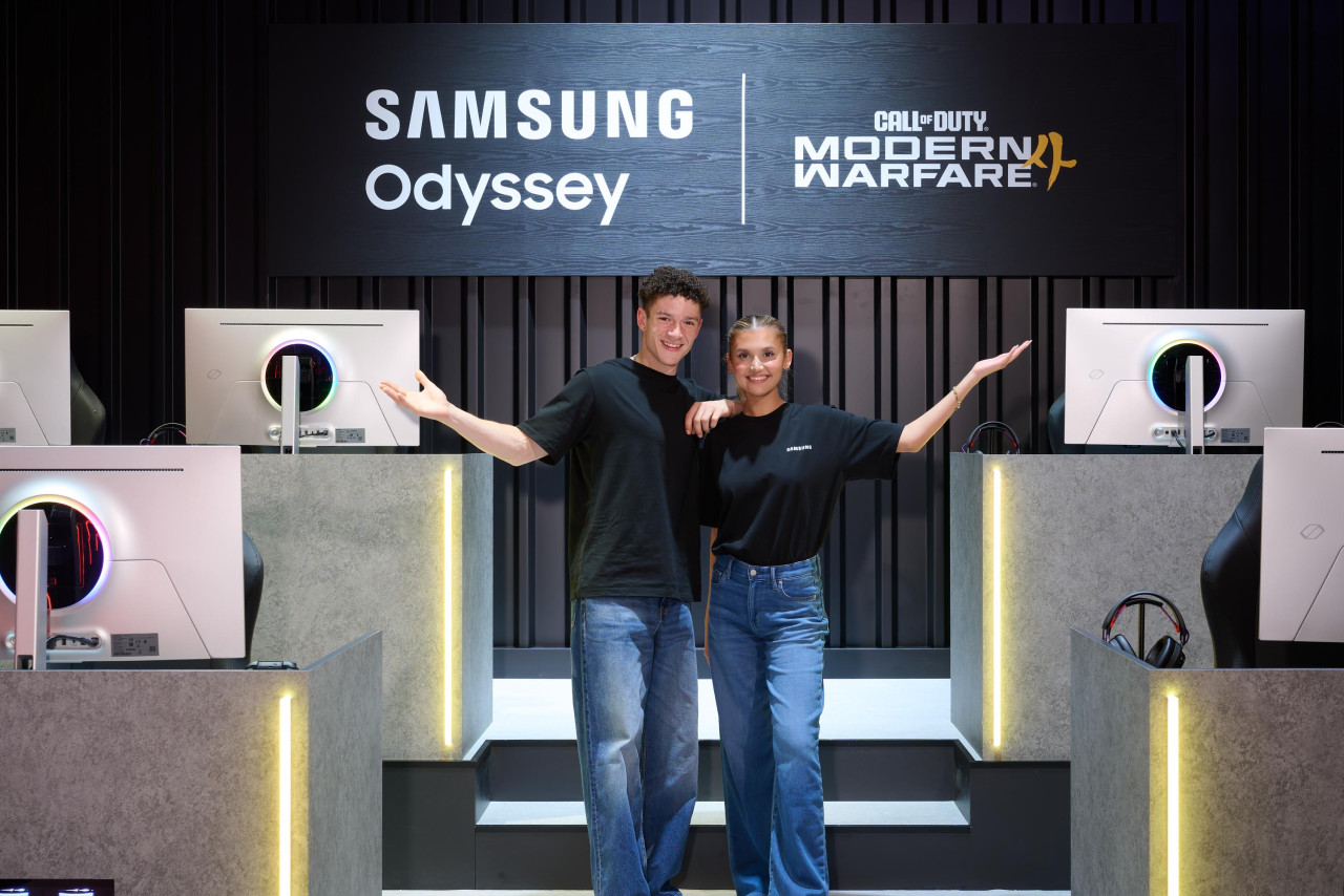 A Samsung kiállítótere a 2026-os Gamescomon - forrás: Samsung