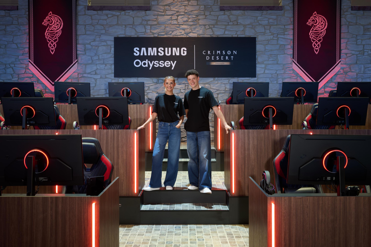 A Samsung kiállítótere a 2026-os Gamescomon - forrás: Samsung