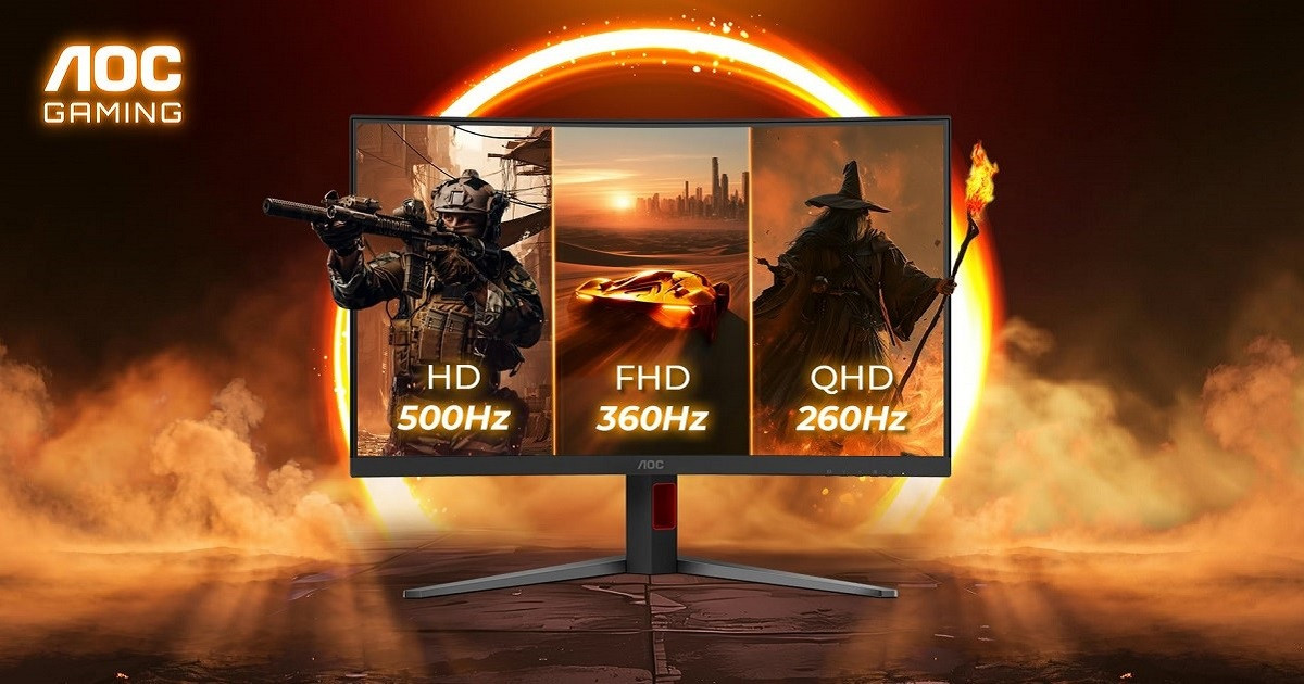 Három képfrissítési frekvencia egy kijelzőben: íme az AOC GAMING CQ32G4ZA