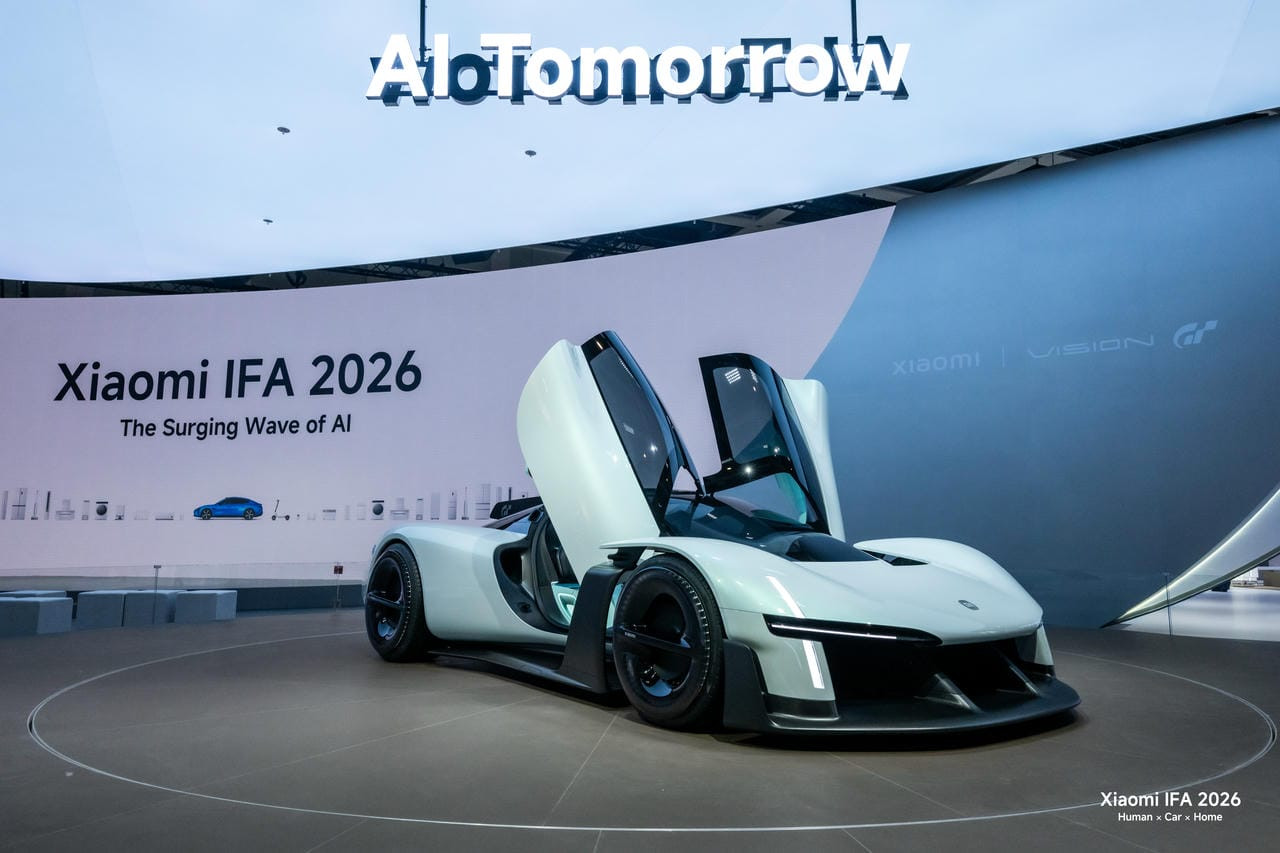 A Xiaomi Vision Gran Turismo tanulmányautó az IFA Berlin 2026-on - forrás: Xiaomi
