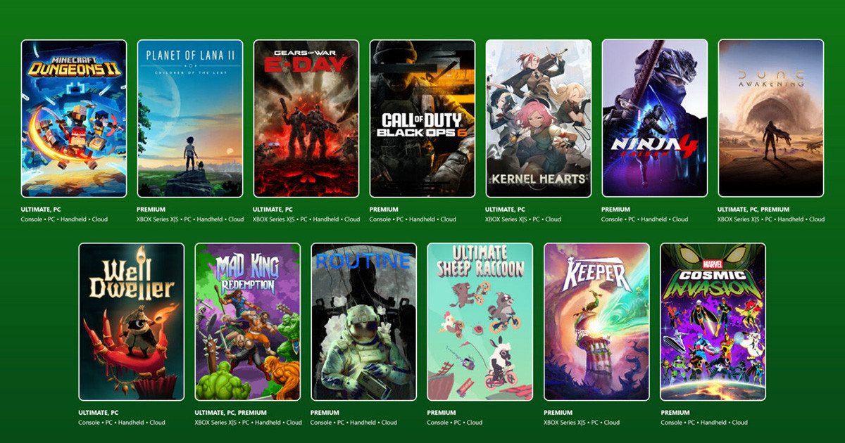 A Game Pass teljesen szeptember végén – Élen az új Gears of Warral