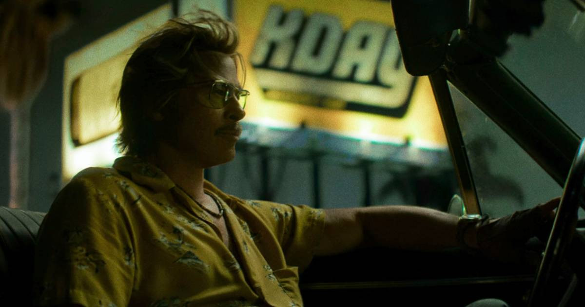 Led Zeppelin üvölt, Brad Pitt pornóbajuszt növesztett a Cliff Booth-film első előzetesében 