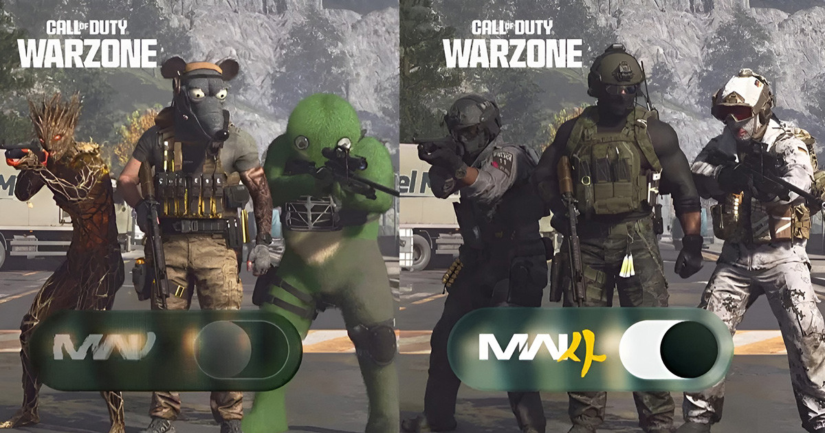 Végre kikapcsolhatjuk a Warzone idióta skinjeit – De mi a helyzet a többi Call of Duty-val?