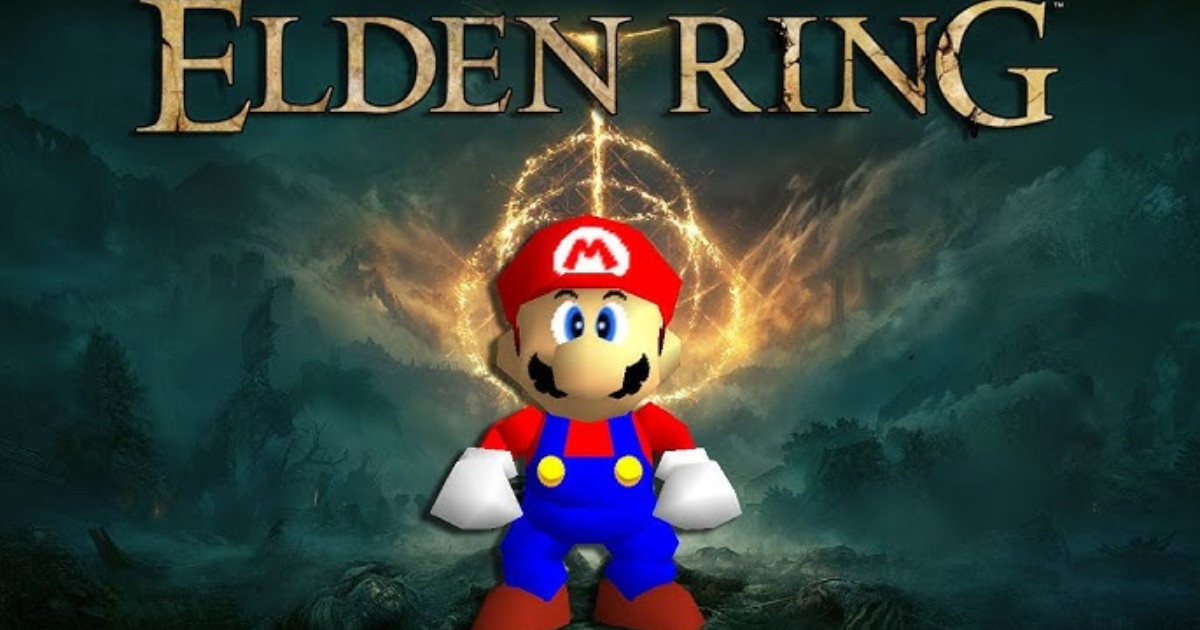 Bowser ehhez képest semmi, Super Mario már az Elden Ring bossait is felpofozza