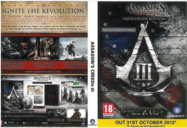 Késik a PC-s Assassin's Creed III Késik a PC-s Assassin's Creed III