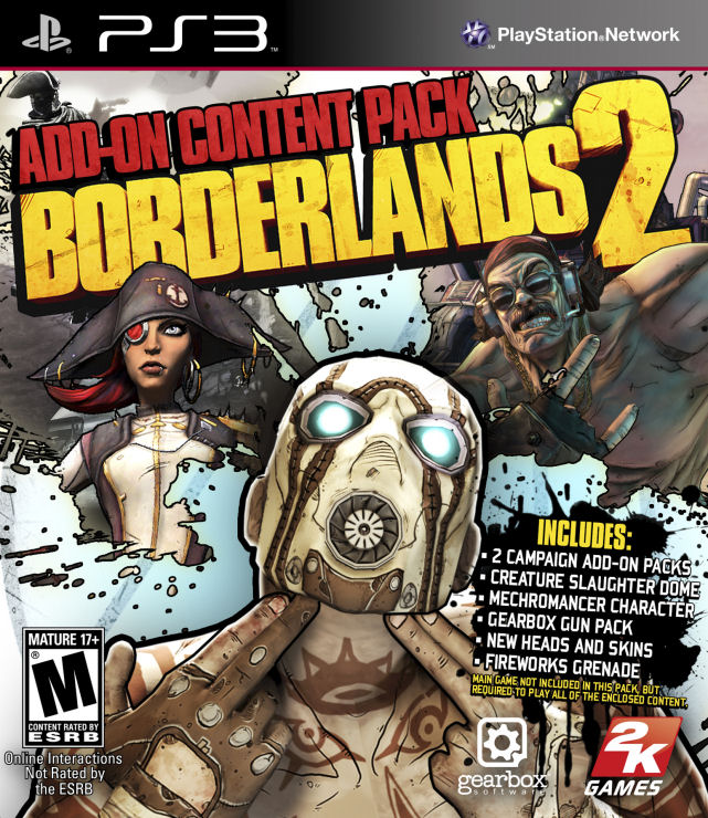 Lemezes kiadást kapnak a Borderlands 2 DLC-i