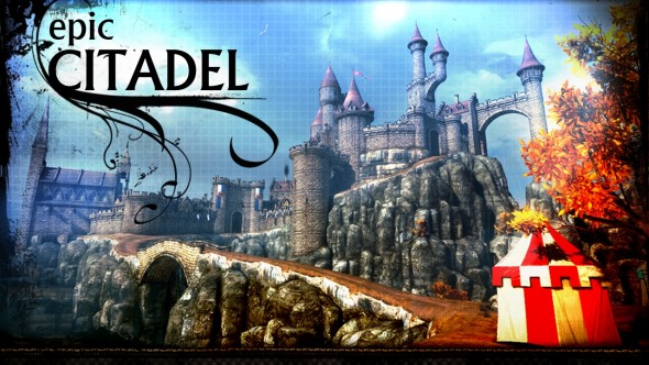 Az Epic Citadel böngészőből fut