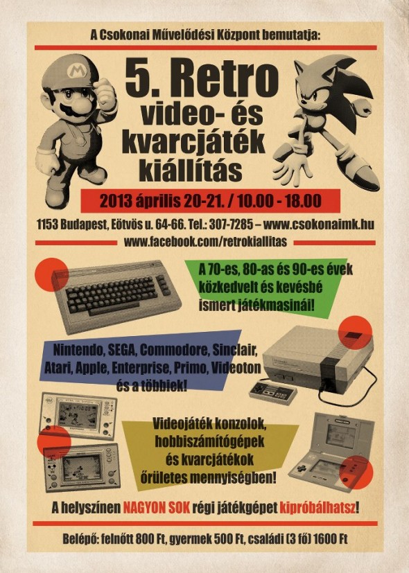 5. retro- és kvarcjátek kiállítás