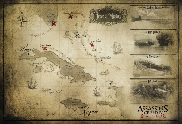 Assassin's Creed IV: Black Flag térkép