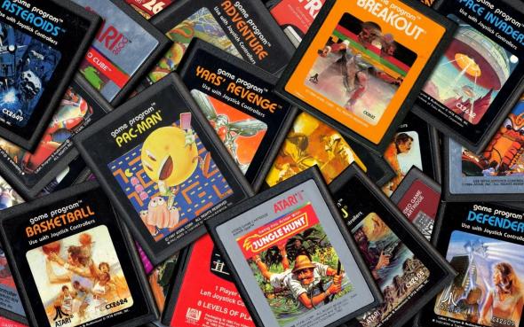 Atari 2600 cartridge-ek