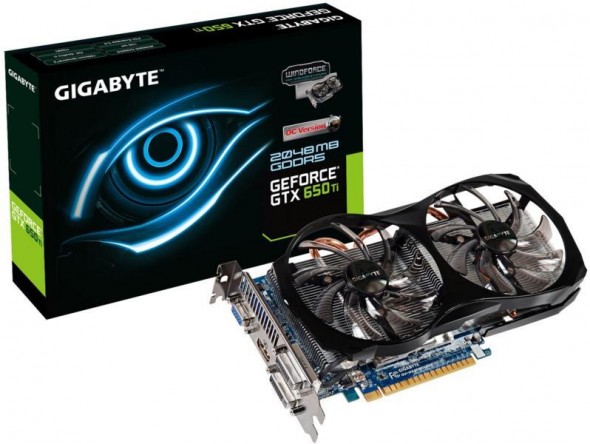 GIGABYTE GF GTX650 OC 2GB 128bit DDR5 PCI-E GV-N650OC-2GI