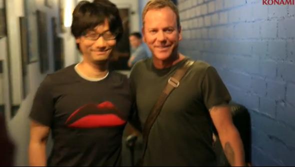 Kodzsima Hideo és Kiefer Sutherland