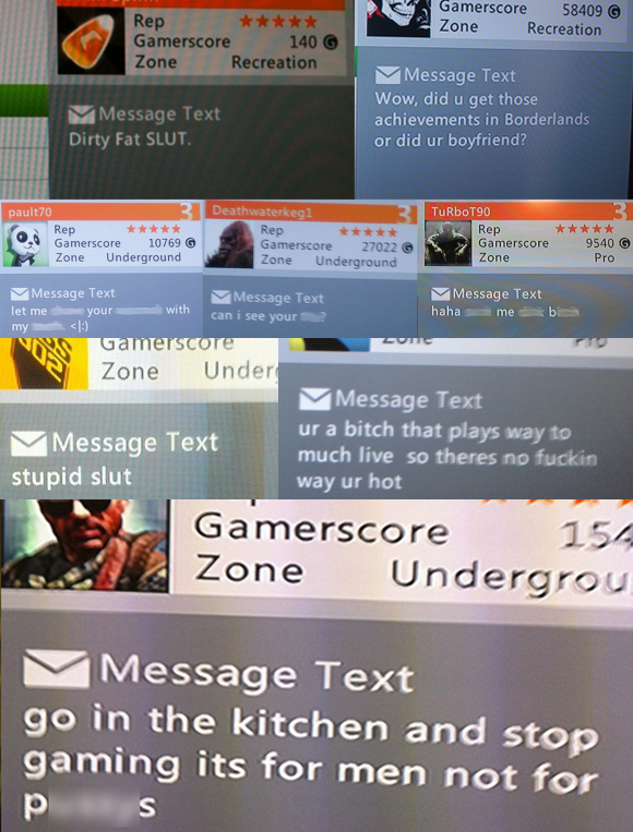 Szexista Xbox Live üzenetek