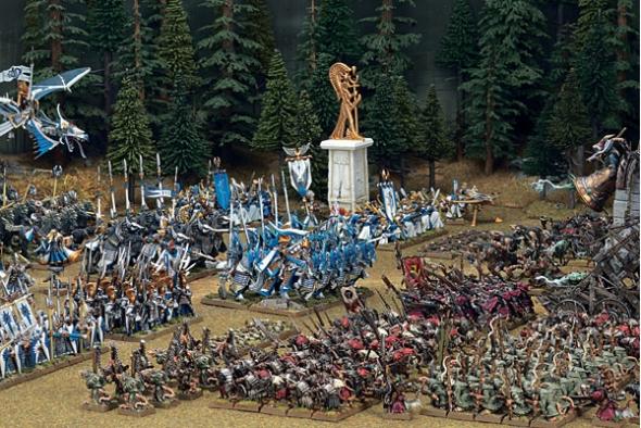 Warhammer Fantasy Battle asztal