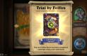 Hearthstone: Heroes of Warcraft Trial by Felfire végigjátszás e605bc307b4fc9855ed9  