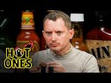 Elijah Wood Tastes the Lava of Mount Doom While Eating Spicy Wings | Hot Ones tn